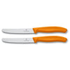 Victorinox Tomatenmesser gezahnt 2 Stück orange