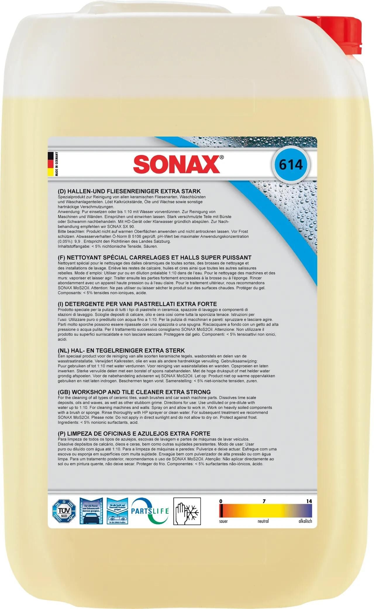 Sonax Hall und Fliesen r. 25 l