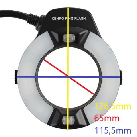 Kenro TTL Makro Ring Flash KFL201C für Canon