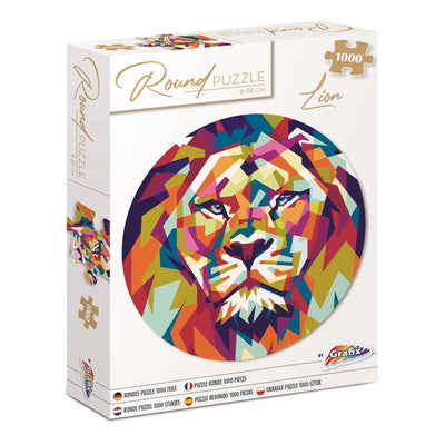 Grafix rundes Puzzle Löwe 1000 Teile