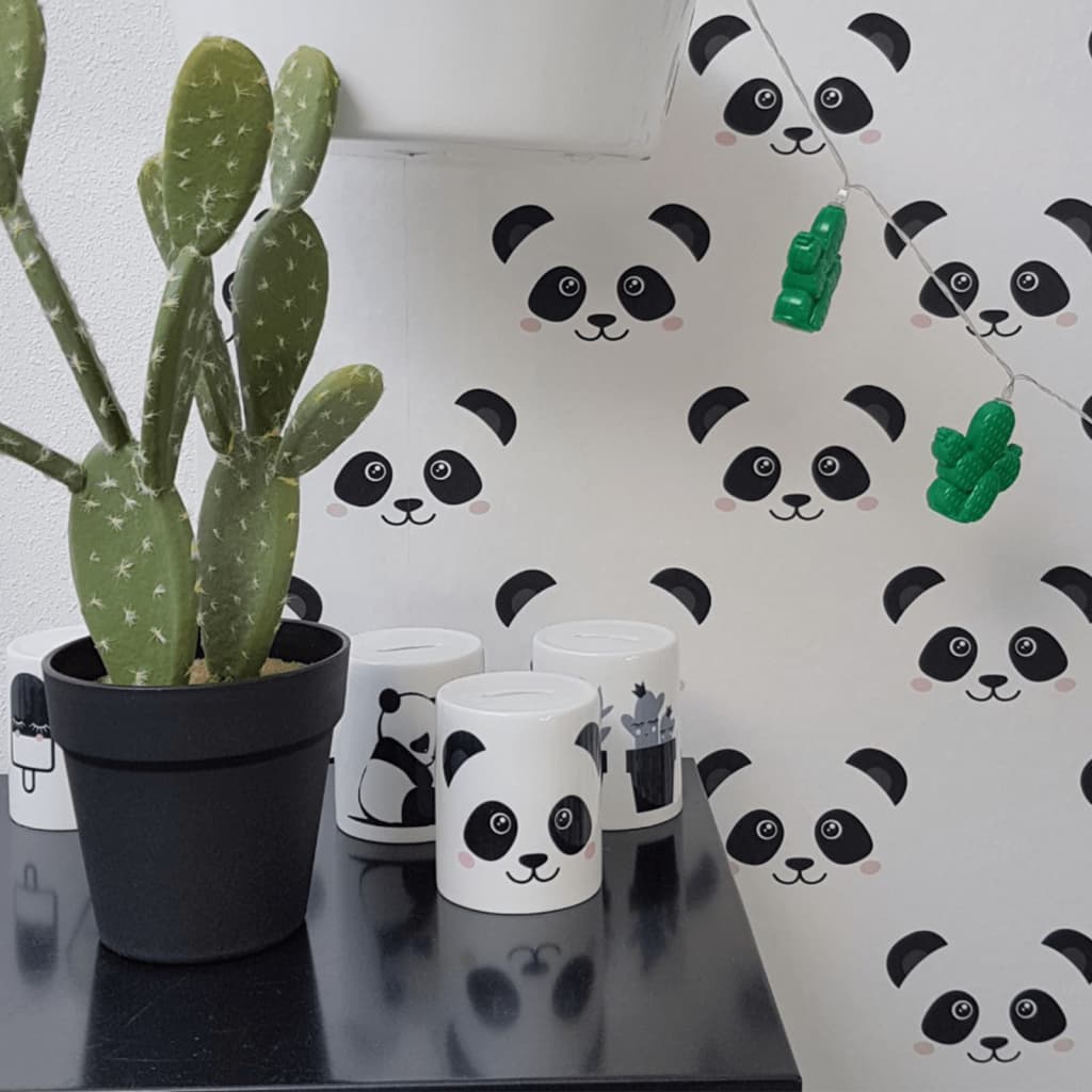Noordwand noordwand wallpaper fabelhafte Welt panda white