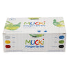 Kreul Mucki Fingerfarbe, verschiedene Farben, 6x150 ml 1 Box