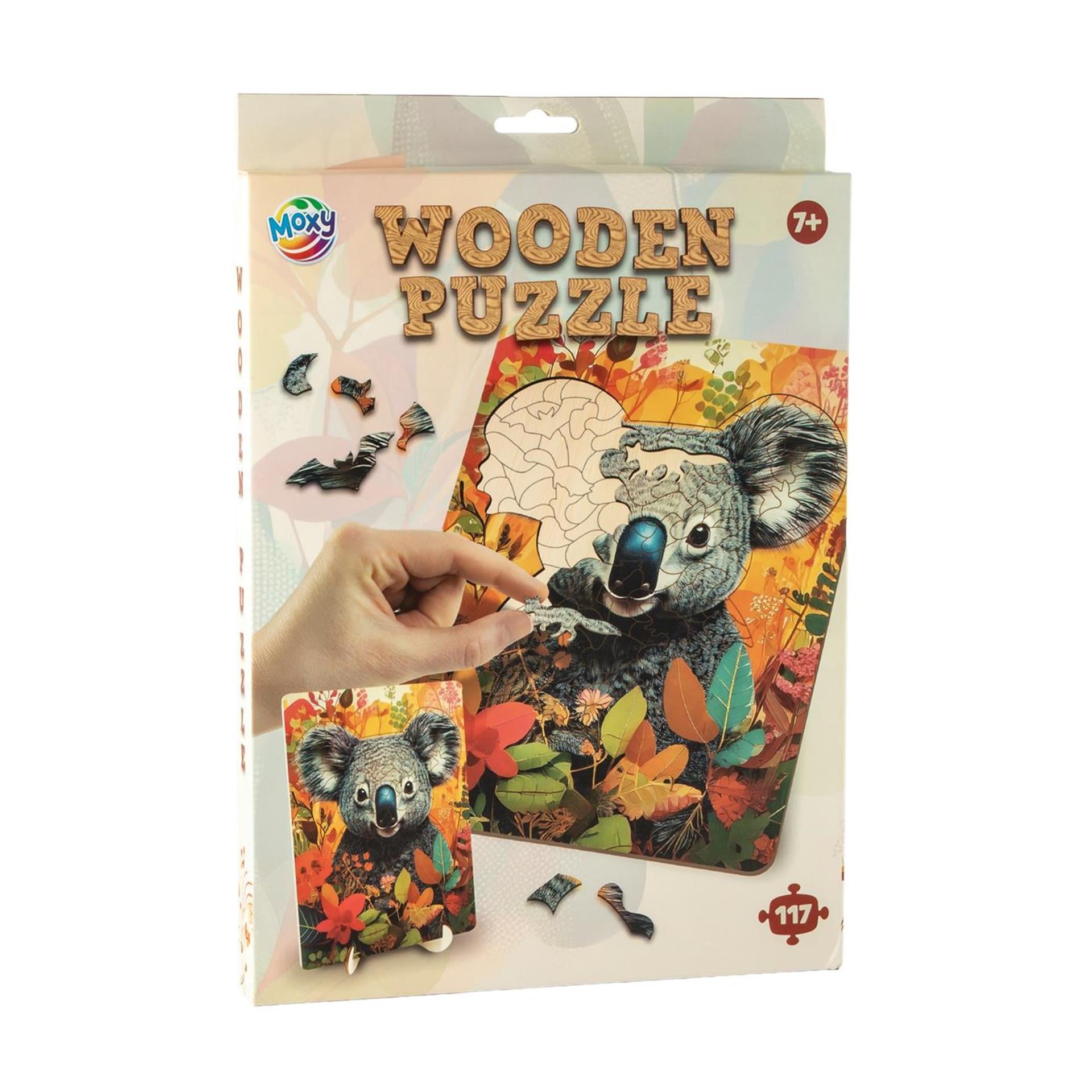Moxy Holzpuzzle Koala mit einzigartigen Formen
