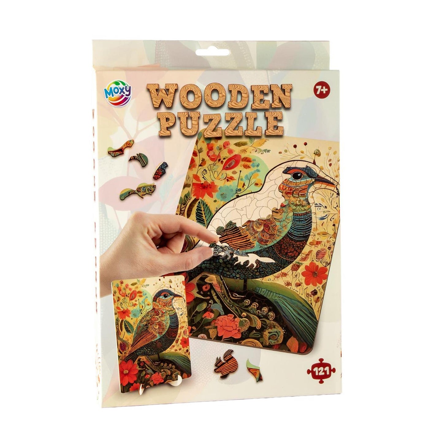 Moxy Holzpuzzle Vogel einzigartige Formen