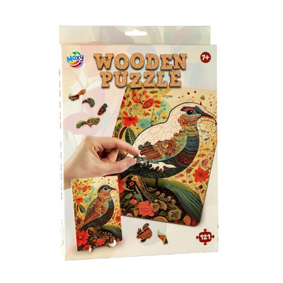 Moxy Holzpuzzle Vogel einzigartige Formen