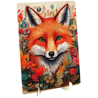 Moxy Holzpuzzle Fuchs mit einzigartigen Formen