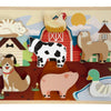 Kreative Bastelgruppe 3D-Puzzle Bauernhof aus Holz - 7-tlg.