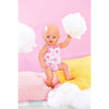 Baby geboren Bodper 43 cm rosa weiß