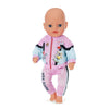 Baby geborenes Baby geborenes Jogging -Outfit Pink Black