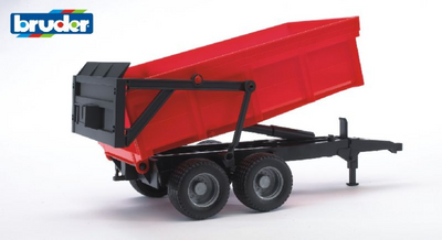 Bruder Tilt Trailer rot