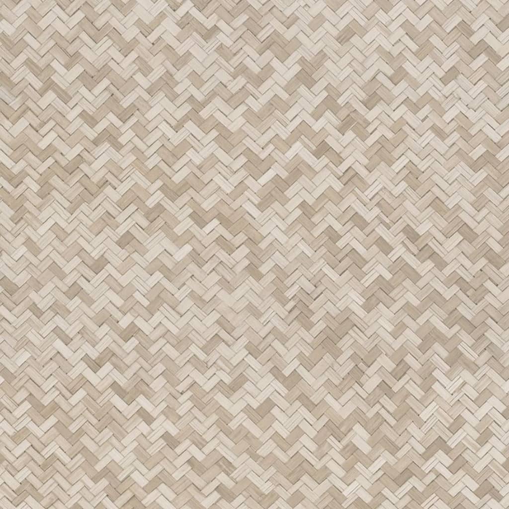 Noordwand Noordwand Wallpaper Botanica Rattan Wickerwork Brown und Beige