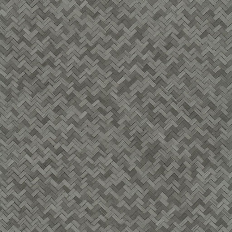 Nordwand Noordwand Tapete Botanica Rattan Wickerwork schwarz und grau