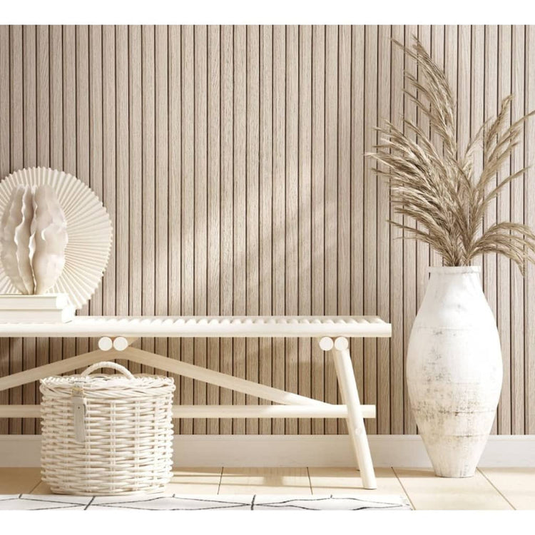Nordwand Noordwand Tapete Botanica Holzlatten Beige