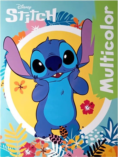 Intro Stitch Multicolor -Farbbuch mit 32 -Seiten -Apos; S