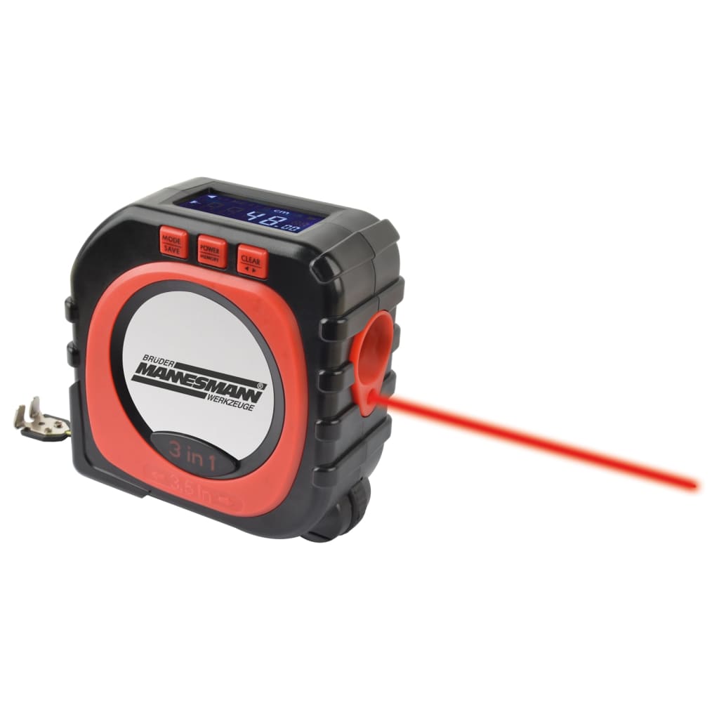 Brüder Mannesmann Bruder Mannesmann Rolmaat 3-in-1 Digital