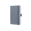 Sigel Sigel SI-JN126 Notizbuch Jolie Flair A6 Hardcover-Gletschergrau 174 Seite 80G