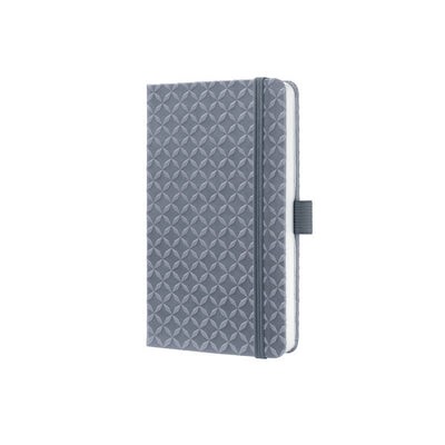 Sigel Sigel SI-JN126 Notizbuch Jolie Flair A6 Hardcover-Gletschergrau 174 Seite 80G