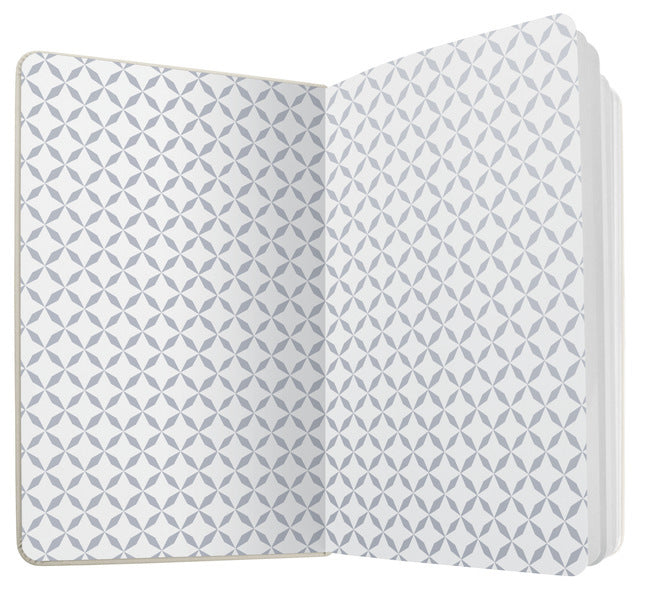 Sigel Sigel SI-JN126 Notizbuch Jolie Flair A6 Hardcover-Gletschergrau 174 Seite 80G