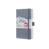 Sigel Sigel SI-JN126 Notizbuch Jolie Flair A6 Hardcover-Gletschergrau 174 Seite 80G