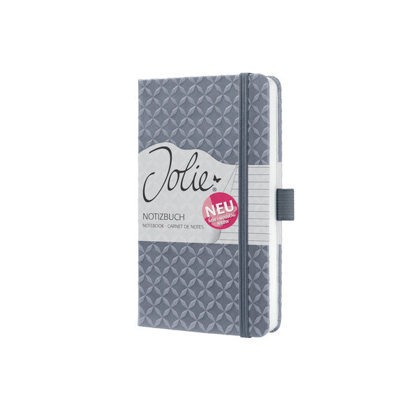 Sigel Sigel SI-JN126 Notizbuch Jolie Flair A6 Hardcover-Gletschergrau 174 Seite 80G