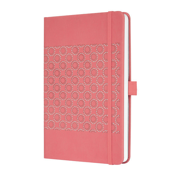 Sigel Sigel SI-JN203 Notizbuch Jolie beeindruckt A5 Hardcover ausgekleidet 'Salmon Pink'