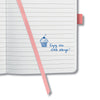 Sigel Sigel SI-JN203 Notizbuch Jolie beeindruckt A5 Hardcover ausgekleidet 'Salmon Pink'