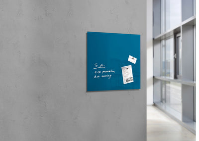 Sigel Sigel SI-Gl252 Glass Magnet Board Artverum 480x480x15mm Benzinblau