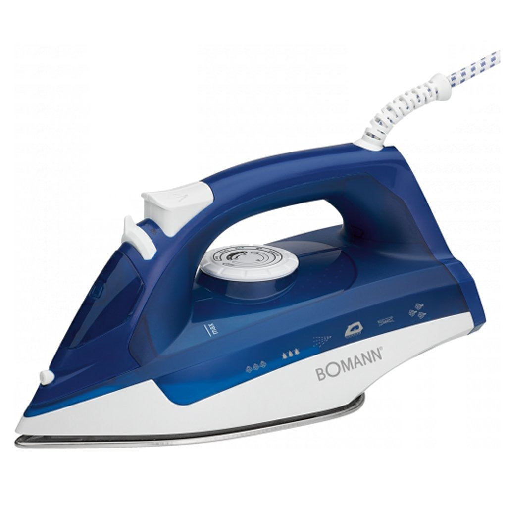 Bomann Bomann DB 6004 CB Dampfeisen 2200W 250 ml blau weiß