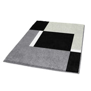 Kleine Wolke Kleine Wolke Badematte Dakota Platinum 55x65 cm grau und schwarz - afbeelding 3