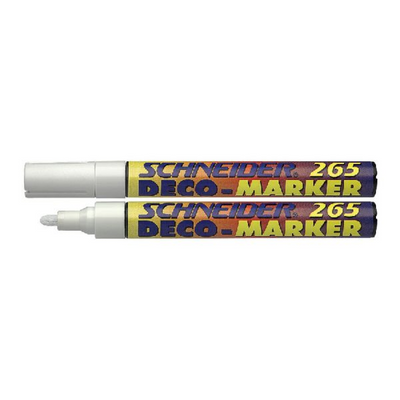 Schneider Kreide-Dekomarker 265 weiß 10 Stk.