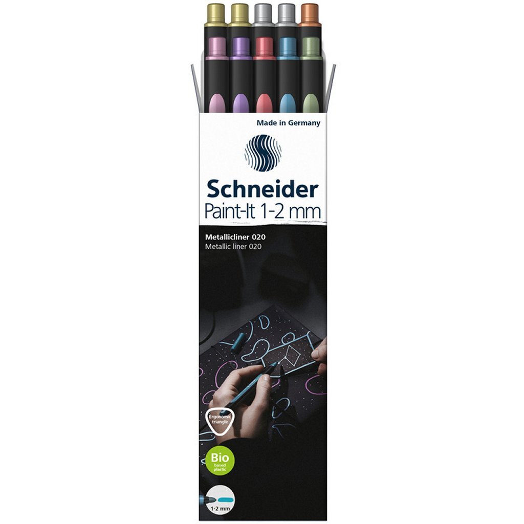 Schneider s-ml02011503 Metallic-Liner paint-it 020 1-2mm 10 Stück