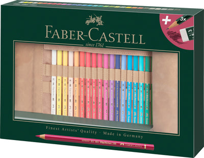 Faber Castell Faber Castell FC-110030 Roller Tui Faber-Castell Polychromos Stifte 30 Stück