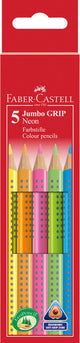 Faber Castell Faber Castell FC-110994 farbiger Bleistift Grip-Beutel 5 Farben