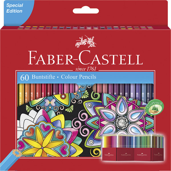 Faber Castell Faber Castell FC-111260 Farbig Bleistift Faber-Castell Castle Sechseckkarton