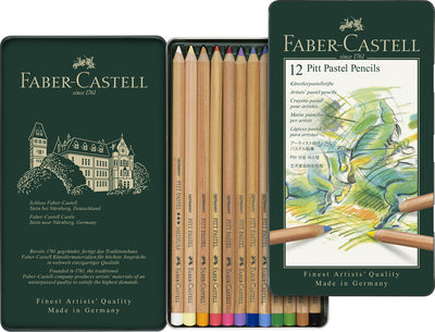Faber Castell Faber Castell FC-11112 Pastell Bleistift Faber-Castell Pitt Metal Penny A 12 Stück