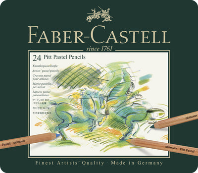 Faber Castell FC-112124 Pastellstift Faber-Castell Pitt Metalletui mit 24 Stück