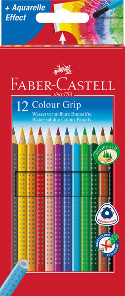 Faber Castell Faber Castell FC-111412 Farbiger Bleistift Faber-Castell Grip Carton Penny A 12 Stück