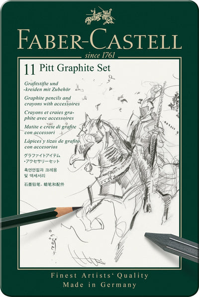 Faber Castell Faber Castell FC-11972 Grafiet Set Faber-Castell Pitt 11-Stück