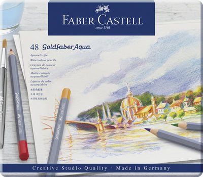 Faber Castell Faber Castell FC-114648 Aquarelolood Faber-Castell Goldfaber Penny 48 Stück