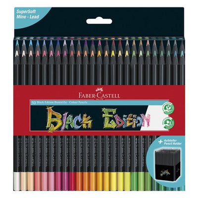 Faber Castell Faber Castell FC-116450 Black Edition farbige Stifte 50 Stück
