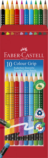 Faber Castell Faber Castell FC-116613 Farbiger Bleistift Faber-Castell Grip 2001 erschöpfbare Beutel von 10 Teilen - afbeelding 2