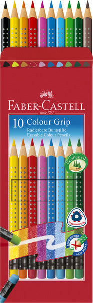 Faber Castell Faber Castell FC-116613 Farbiger Bleistift Faber-Castell Grip 2001 erschöpfbare Beutel von 10 Teilen