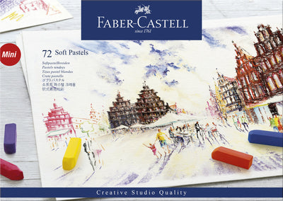 Faber Castell Faber Castell FC-128272 Pastelkrijt halbe Länge von 72 Teilen