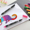 Faber Castell Faber Castell FC-151109 Filzstifte Duo Neon Farben in Beutel 10 Stück