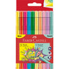 Faber Castell fc-155312 Grip Filzstifte Neon und Pastell 10 Stück