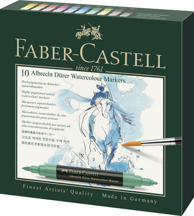 Faber Castell Faber Castell FC-160310 Aquarel Marker Albrecht Dürer Box A 10 Stück