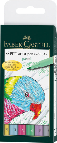 Faber Castell Faber Castell FC-167163 Zeichen Marker Faber-Castell Pitt Künstler Pen Pinsel Endui A 6 Pastell