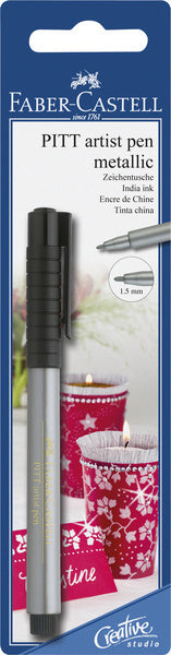 Faber Castell Faber Castell FC-167398 Zeichnung Pen Pitt-Künstler Pen 251 Silber