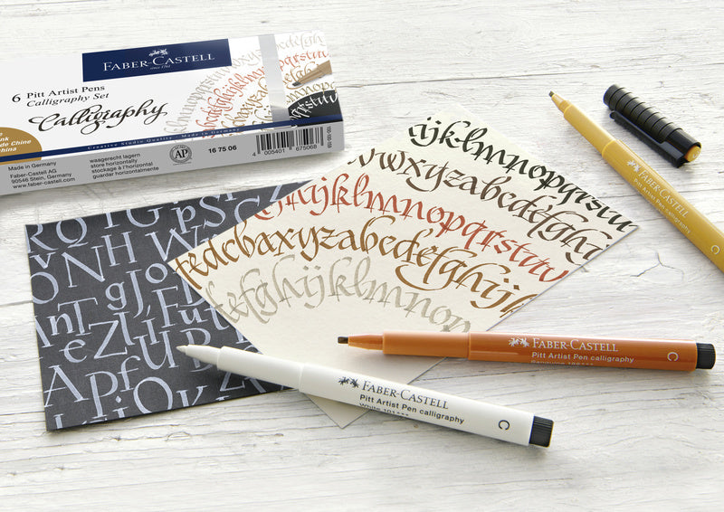 Faber Castell Faber Castell FC-167508 Pitt Artist Pen Calligraphy Set 8 Stifte