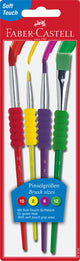 Faber Castell Faber Castell FC-481600 Pinselset Plastik 4 Teile